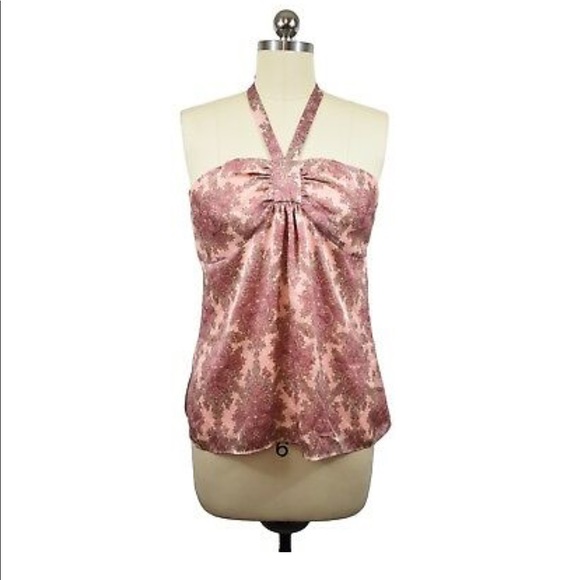 LOFT Tops - LOFT bohemian silky halter top NWT ☀️
